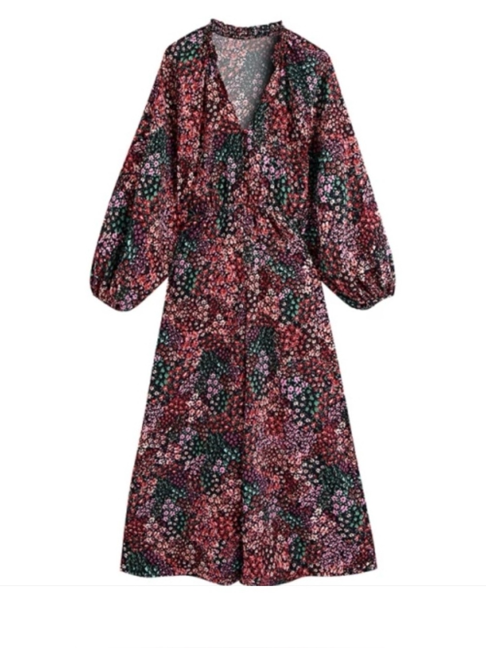 Ditsy Floral Print Romper Jumpsuit Set Size S - Picture 5 of 7